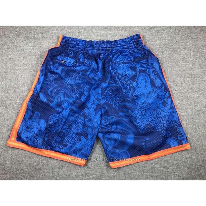 Short New York Knicks Special Year of The Tiger Bleu
